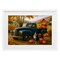 Stupell Industries Autumnal Farmland Collie Dog Framed Print Under Glass, design by Tom Crehan
